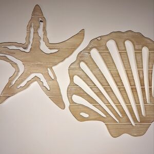 Hanging Wall seashells (Hobby Lobby)